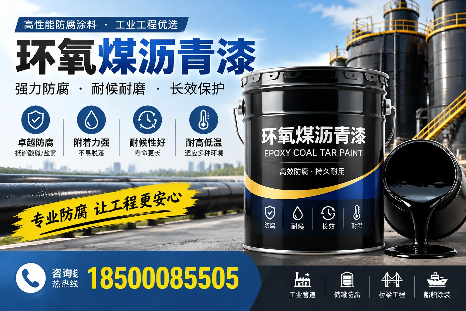 环氧煤沥青漆的施工方法与注意事项，确保在延边顺利完成